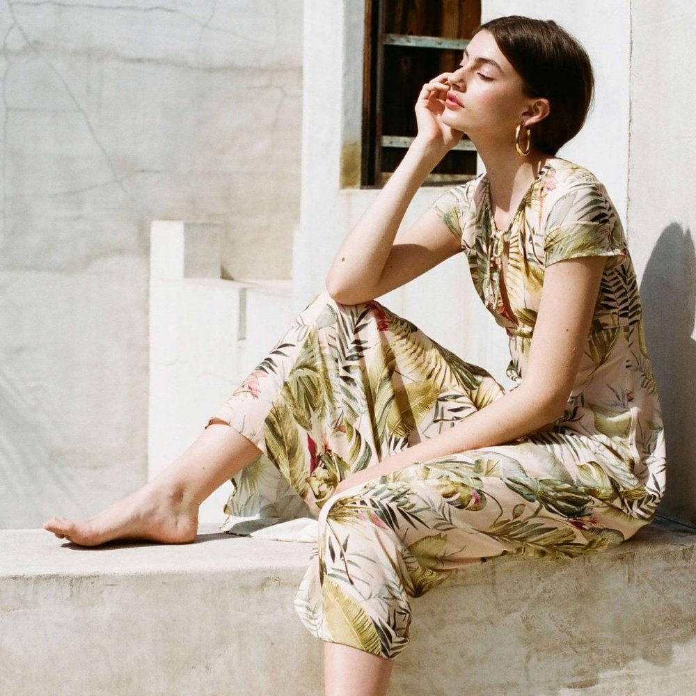 Staud Spring'17 Palm Tree Keyhole Maxi - Picture 2 of 6